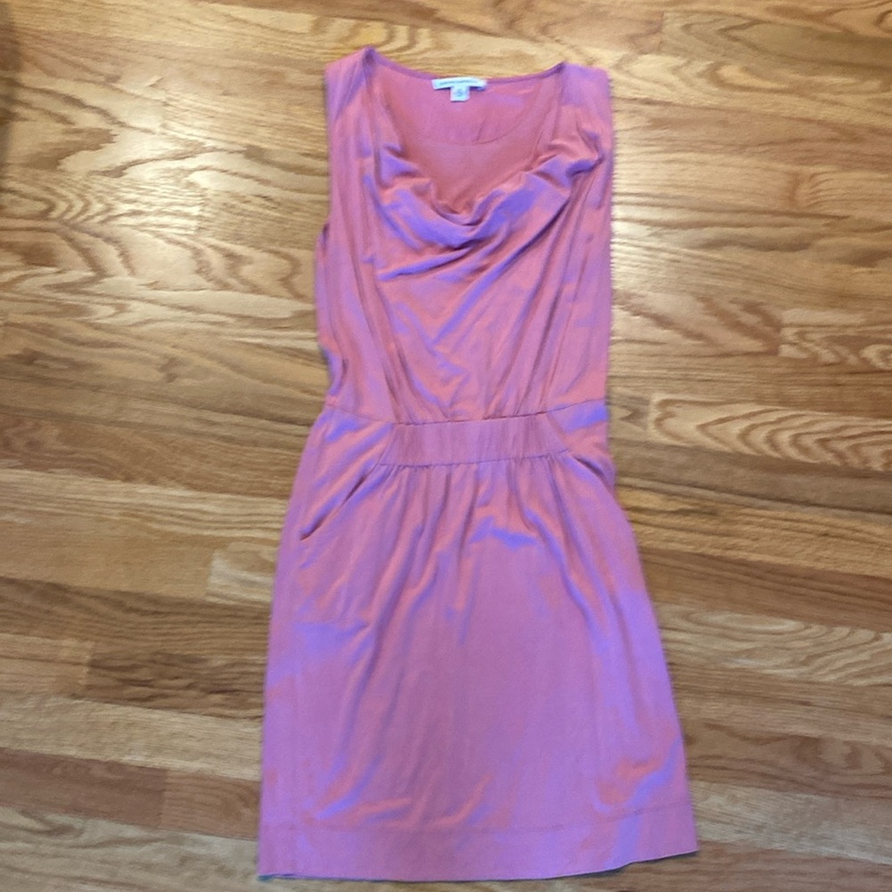 Pink banana republic dress with pockets